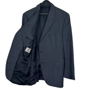 Peter Millar Charcoal Plaid Sport Coat